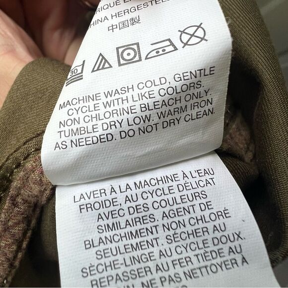 J. Crew Utility Olive Downtown Field Jacket Size Small - Picture 7 of 8